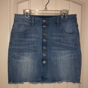 Indigo Rein denim mini skirt size 1